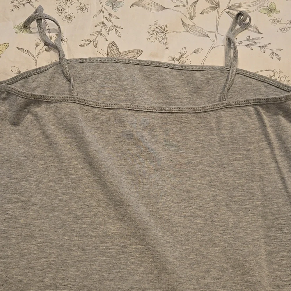 Topshop Light Gray Midi Dress - Picture 4 of 6